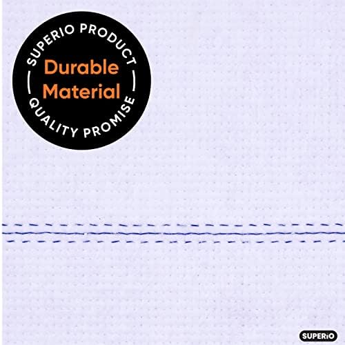 Superio White Squeegee Cloths for Cuban-Style Mop, Israeli Spunja Cleaning Mop - Image 2