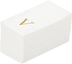 Luxenap 15.8 X 7.9 Inch Linen-Feel Guest Towels, 50 Lettered Hand Towels by Restaurantware