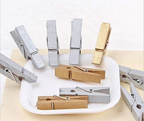 iKammo 50pcs Wooden Clothespins - Image 4
