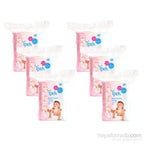 Baby Large Cotton Pads Dry Square White - Image 2