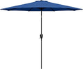 Simple Deluxe 9' Patio Umbrella Outdoor Table Market Yard Umbrella with Push Button Tilt/Crank by SimpleDeluxe