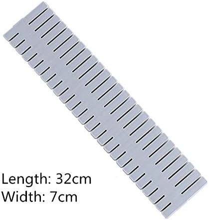 8pcs DIY Plastic Drawer Organizer Adjustable Drawer Dividers - Image 6