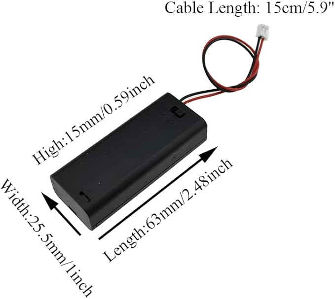 HAHIYO 2xAAA Battery Holder - Image 2
