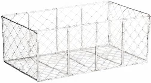 DII Chicken Wire Collection Farmhouse Vintage Wall Baskets, Medium Basket - Image 6
