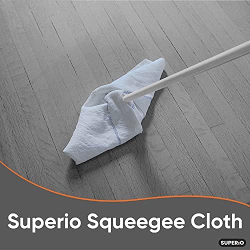 Superio Squeegee Mopping Towel Floor Cloth White Cloth - Image 7