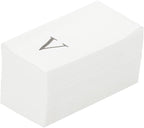 Luxenap 15.8 X 7.9 Inch Linen-Feel Guest Towels, 2000 Lettered Hand Towels by Restaurantware
