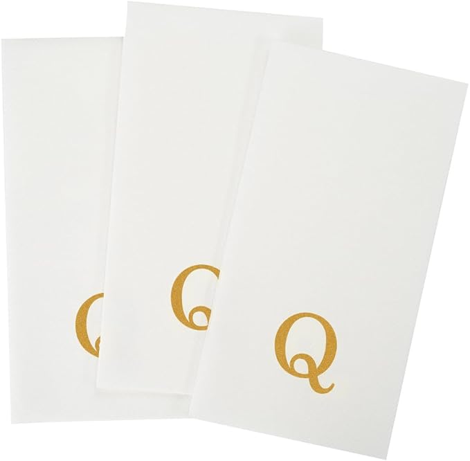 Luxenap 15.8 X 7.9 Inch Linen-Feel Guest Towels, 50 Lettered Hand Towels - Image 11