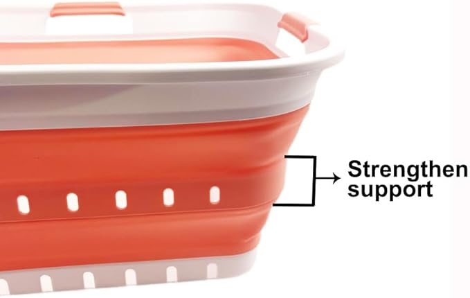 SAMMART 42L Collapsible Plastic Laundry Basket - Image 5