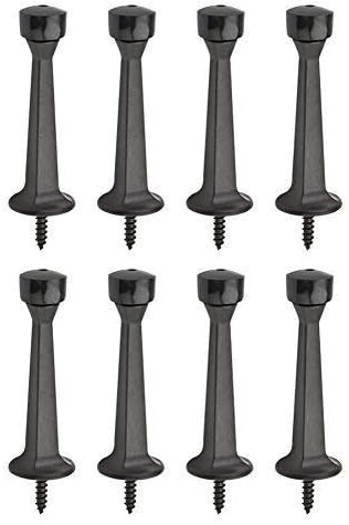 Liberty Premium Door Stoppers Metal Solid Rigid Door Stop Brushed 3" - Image 4