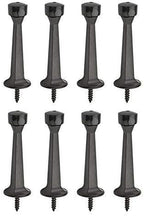 Liberty Premium Door Stoppers Metal Solid Rigid Door Stop Brushed 3" - Image 4