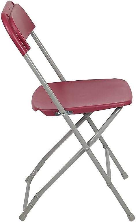 Flash Furniture Hercules™ Series Plastic Folding Chair - Red - 2 Pack 650LB Weight Capacity Comfortable Event Chair - Lightweight Folding Chair - Image 3