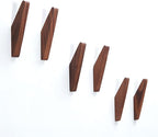 Pack 6 Wood Wall Hooks - Image 4