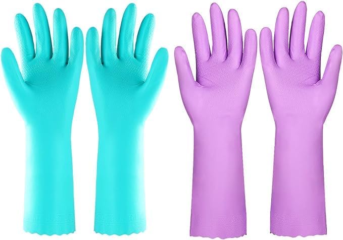 Elgood Reusable Dishwashing Cleaning Gloves - Image 7