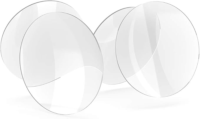 Door Knob Wall Shield, Transparent Round Soft Rubber Wall Protector Self - Image 2