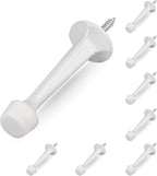 HOMOTEK 8 Pack Heavy Duty Solid Rigid Door Stop by HOMOTEK