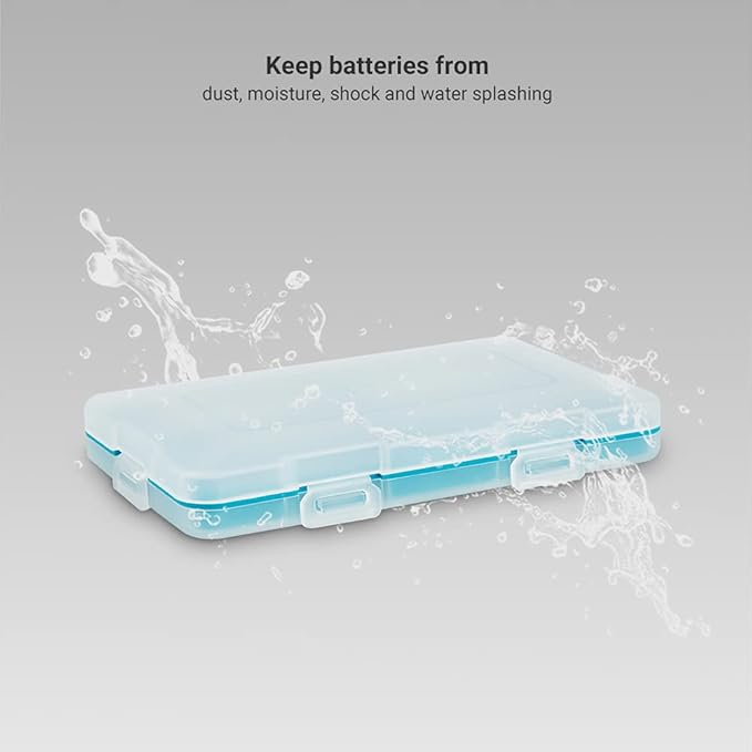 JJC Silicone 9V Battery Case Holder Organizer, PP Battery Storage Box - Image 4