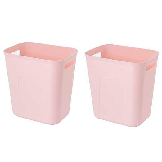 UUJOLY Plastic Small Trash Can Wastebasket, Garbage Container Basket by UUJOLY