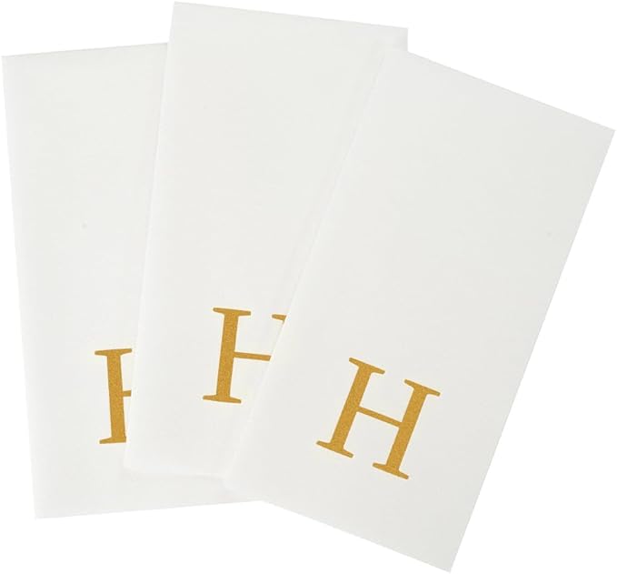 Luxenap 15.8 X 7.9 Inch Linen-Feel Guest Towels, 50 Lettered Hand Towels - Image 11