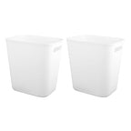UUJOLY Plastic Trash Can Wastebasket, Garbage Container Basket by UUJOLY