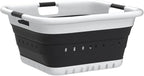 SAMMART 41L Collapsible 3 Handled Plastic Laundry Basket - Image 4