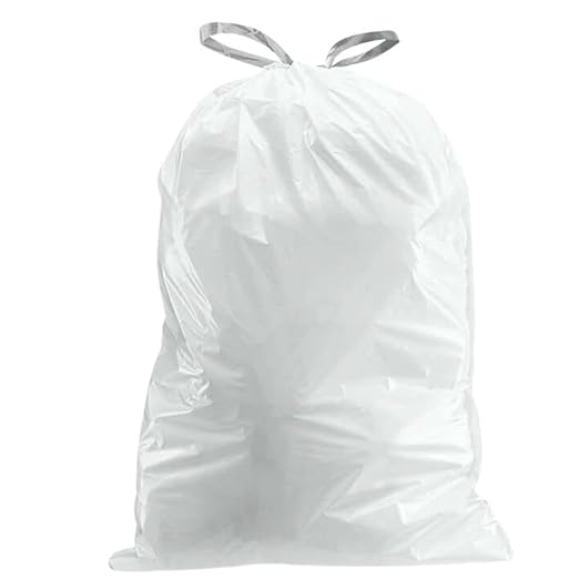 Plasticplace Custom Fit Trash Bags Compatible w Simplehuman Code H Drawstring - Image 3