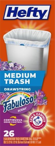 Hefty Medium Trash Bags, Fabuloso Scent, 8 Gallon - Image 12