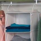 Household Essentials 311342 Hanging Closet Organizer | 3 Pocket Shelves | - Image 6