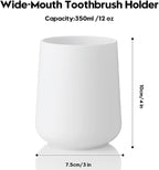 Matte White Toothbrush Holder for Electric Toothbrushes Bathroom Organizer for - Image 6