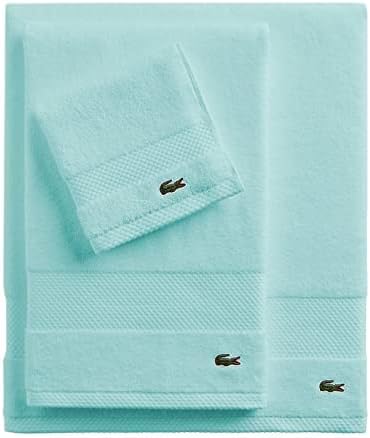 Lacoste Heritage 100% Supima Cotton Hand Towel, Premium Super Soft Bath Towel - Image 3