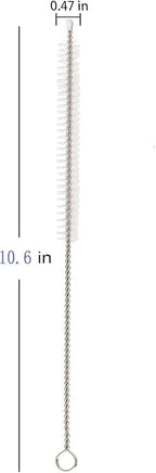 4 Pack Straw Cleaner Brush, Reusable Metal Handles Straw Cleaner Brush Extra - Image 2