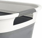 SAMMART 40L Collapsible Plastic Laundry Basket - Image 2