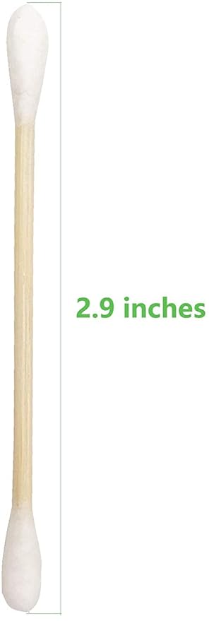 Bamboo Cotton Swabs, Wooden Cotton Swabs 1200pcs - Image 4