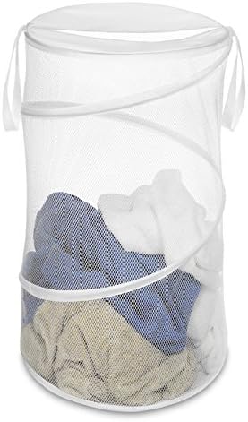 Whitmor 15-Inch Collapsible Hamper White by Whitmor