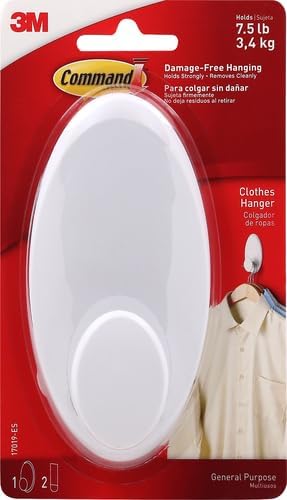 Command Clothes Hanger, 1 Hanger, 2 Strips/Pack - Image 2