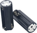 Battery Holder 2PCS Black Cylindrical 3x1.5V Battery Storage Adapter by Unknown