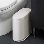 IEEK 12 Liter Rectangular Plastic Trash Can - Image 3