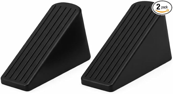 Door Stop for Bottom of Door, Non-Slip Security Door Stopper for Carpet by Unknown