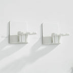 2 PCS Self-Adhesive Toothbrush Holders Wall Mounted, Water Proof Toothbrush Hook - Image 6