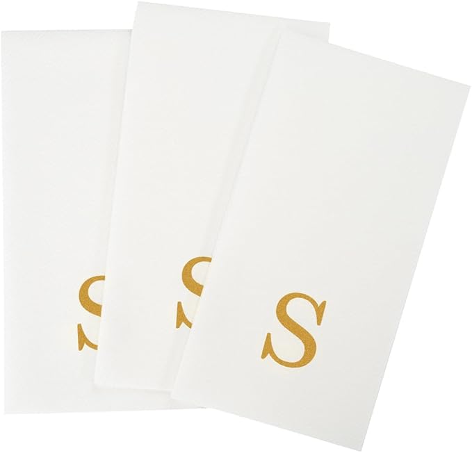 Luxenap 15.8 X 7.9 Inch Linen-Feel Guest Towels, 2000 Lettered Hand Towels - Image 11