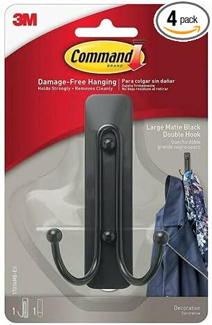 Command Large Wall Hooks, Damage Free Hanging Wall Hooks by Command