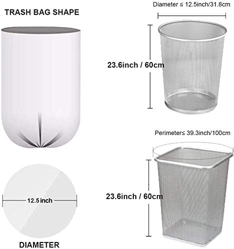 Small Trash Bags, Magesh 4 Gallon Trash Bag/Small Garbage Bags, Strong - Image 8