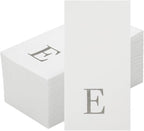 Luxenap 15.8 X 7.9 Inch Linen-Feel Guest Towels, 50 Lettered Hand Towels - Image 2
