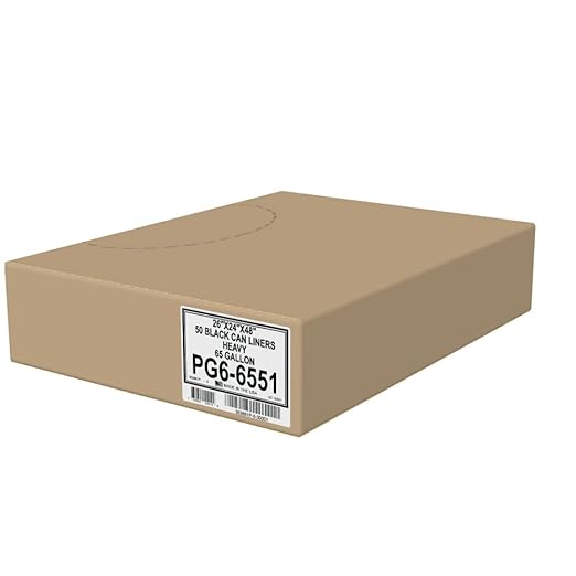 Aluf Plastics 65 Gal Black Heavy Duty Garbage Bags 1.5 Mil - Image 8