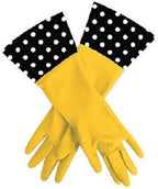 HIC Harold Import Co. Glam Latex Dishwashing Gloves 57524-HIC - Image 4