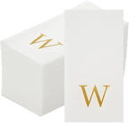 Luxenap 15.8 X 7.9 Inch Linen-Feel Guest Towels, 2000 Lettered Hand Towels - Image 2