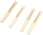 Hanobo 25 Pack Round Wooden Traditional Clothespins - Image 4