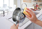 Yellow Multi Use Scrub Sponge. Made in Europe. 9 Pack, 4.3x2.8x1.4 inches. - Image 8