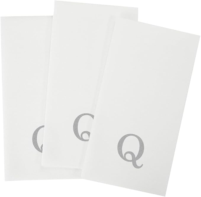 Luxenap 15.8 X 7.9 Inch Linen-Feel Guest Towels, 50 Lettered Hand Towels - Image 11