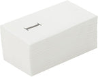 Luxenap 15.8 X 7.9 Inch Linen-Feel Guest Towels, 50 Lettered Hand Towels by Restaurantware