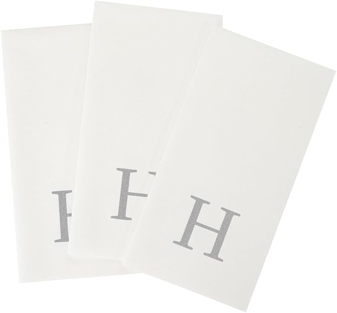 Luxenap 15.8 X 7.9 Inch Linen-Feel Guest Towels, 2000 Lettered Hand Towels - Image 11